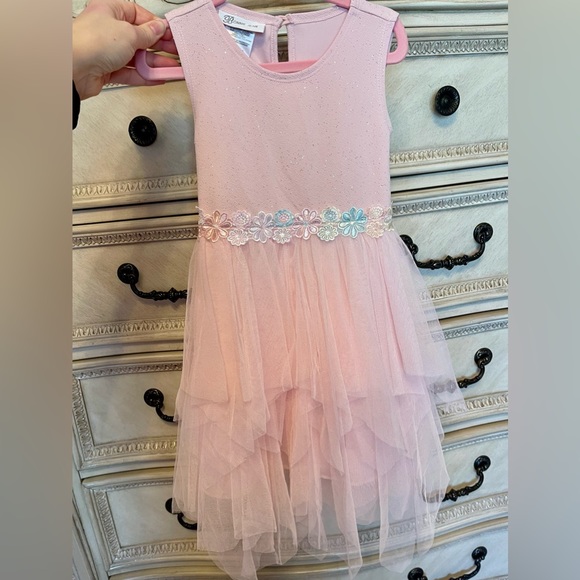 Bonnie Jean Pink Tulle Dress - Picture 5 of 8